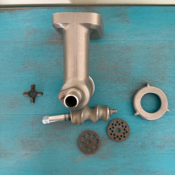 KitchenAid Food Grinder Attachment With Metal Plates & Stomper Model FG Hobart - Picture 3 of 8